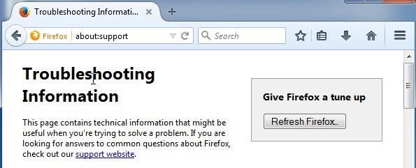 refresh mozilla firefox browser