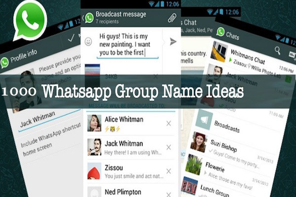 Girls Funny Whatsapp Group Names For Friends