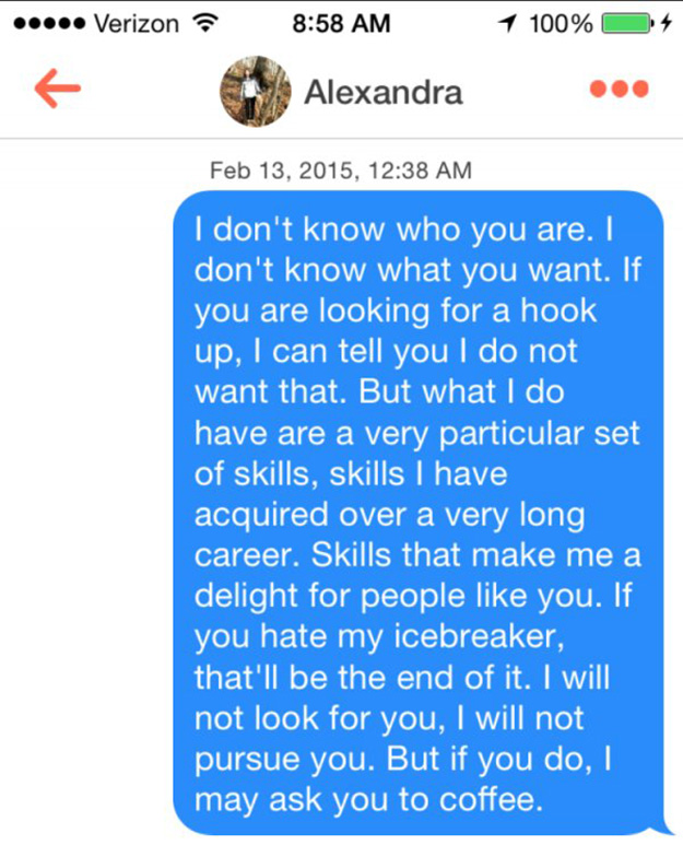 online dating ice breakers