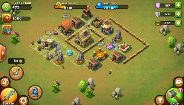 Games like Clash of Clans