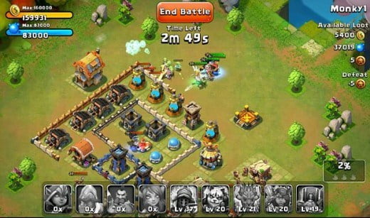 Games like Clash of Clans