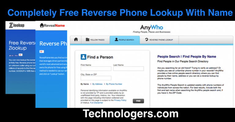 free reverse phone book