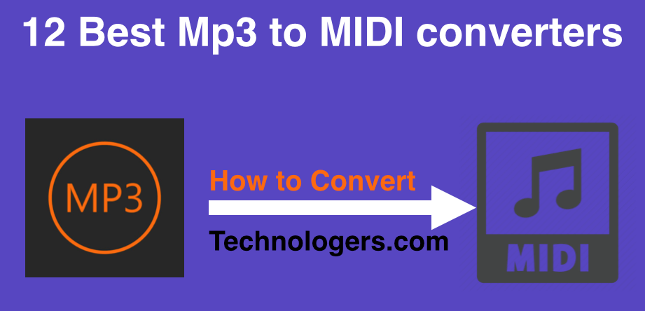 Mp3 to MIDI converters