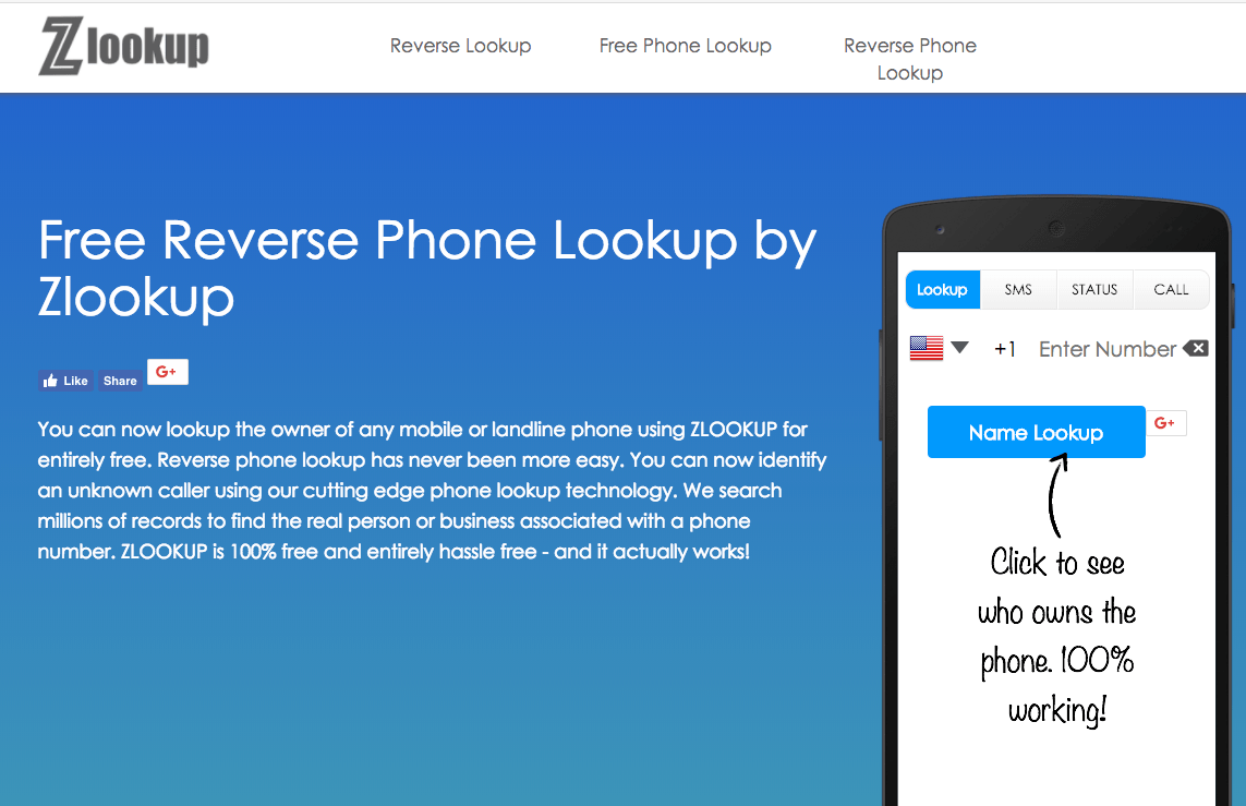 reverse phone lookup free name no charge