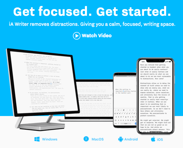 writing app for mac free