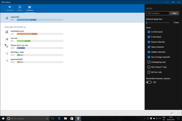 Wifi Analyzer Apps For Windows