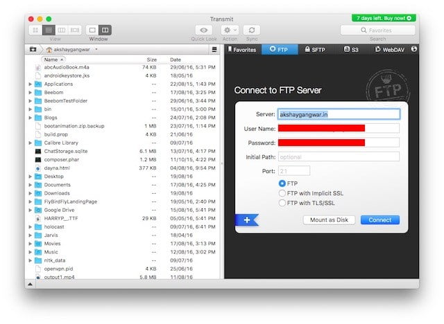 increasing the limit time for filezilla sftp server