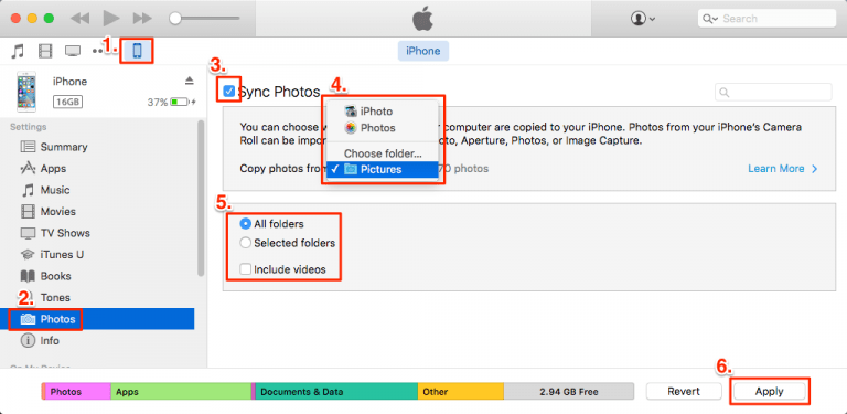 how-to-import-photos-from-iphone-ipad-to-mac-without-itunes-image