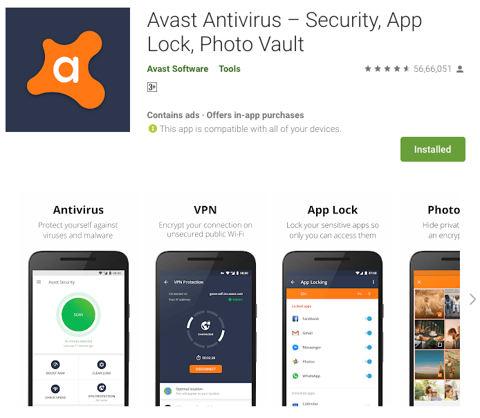 Avast Mobile Security