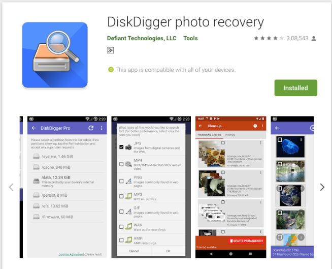 recover deleted photos