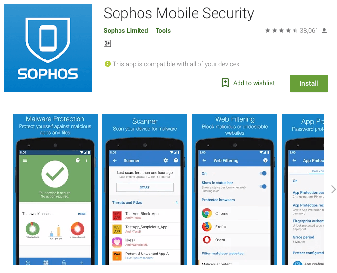 Sophos Mobile Security