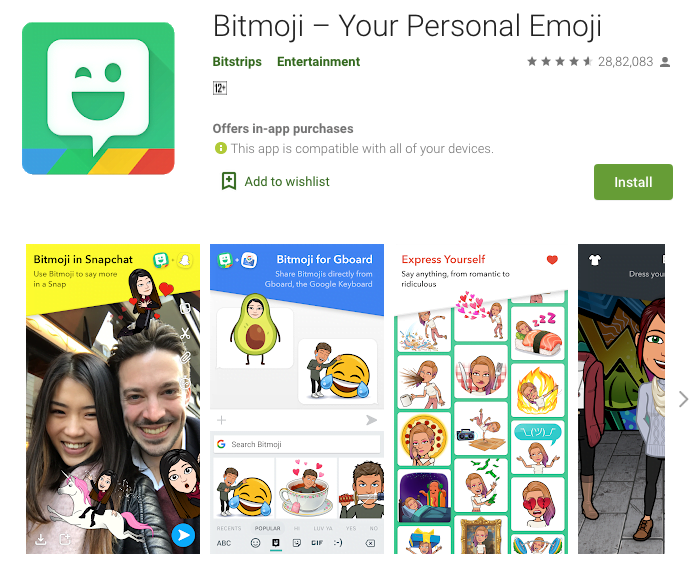 Bitmoji App