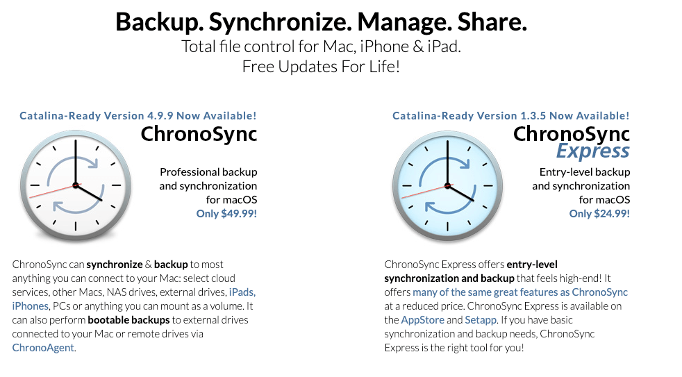 Catalina-Ready ChronoSync