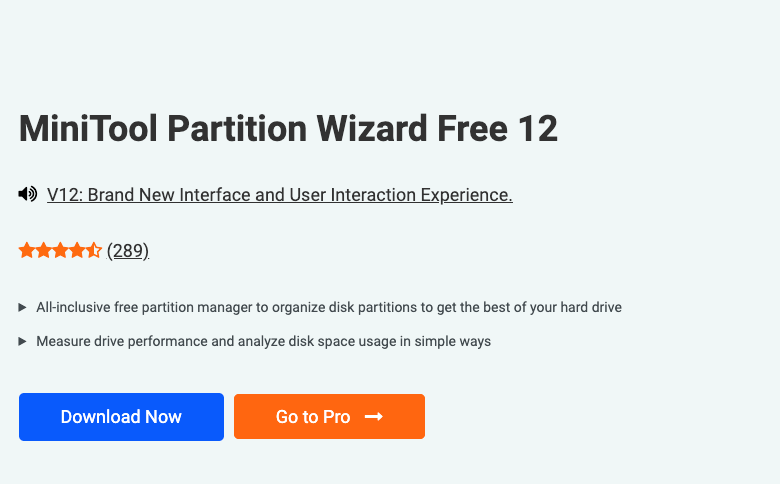 Minitool Partition Wizard 