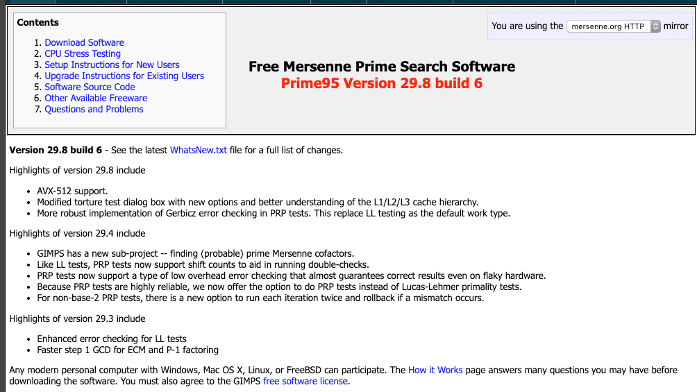 prime95 HWMonitor FutureMark Suite benchmark software