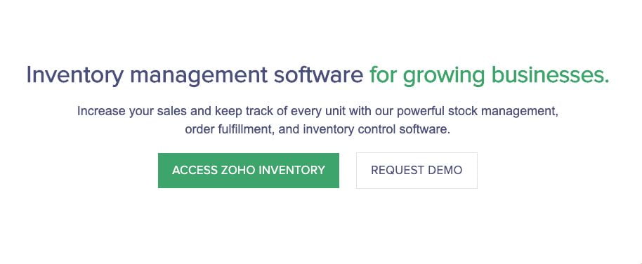 zoho inventory