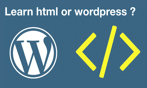 Learn html or wordpress 2