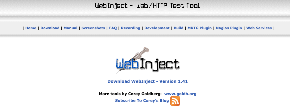 WebInject web testing