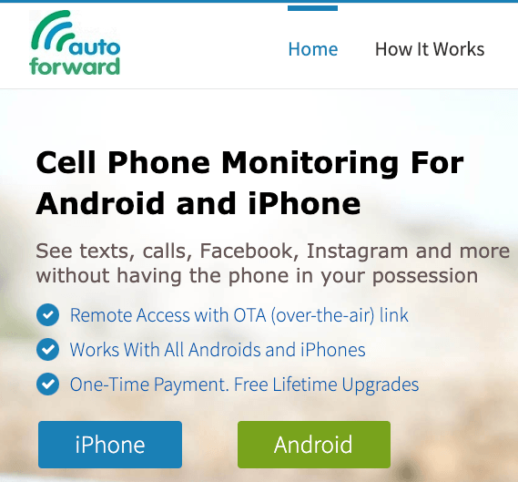 Auto Forward free spy app for android undetectable