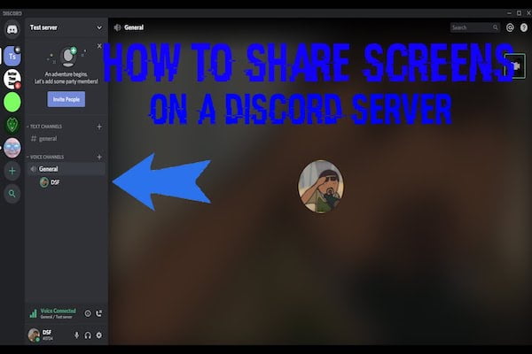 Screen Share on Discord Server