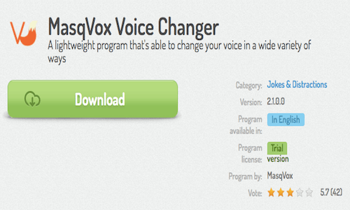 MasqVox Voice Changer