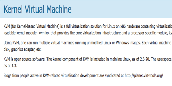 Kernel Virtual Machine