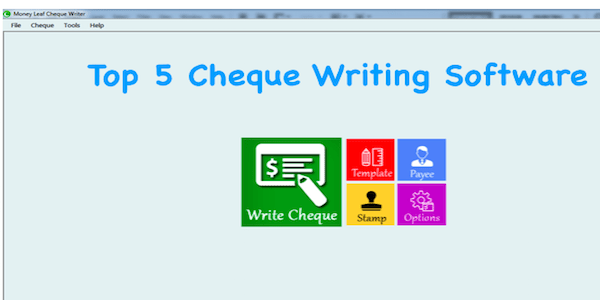 cheque writing software