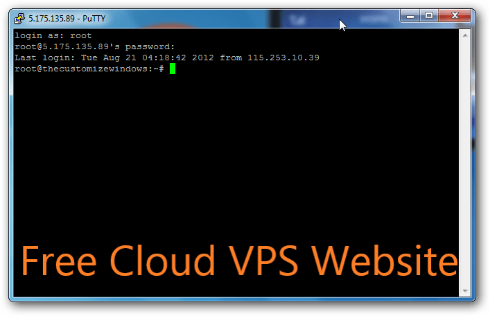 Free Cloud VPS from Host1Free
