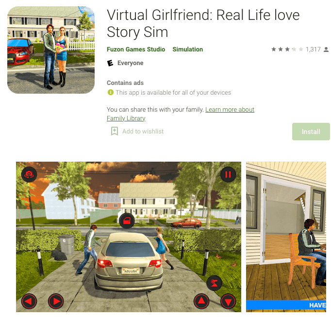 Virtual Girlfriend Love Story