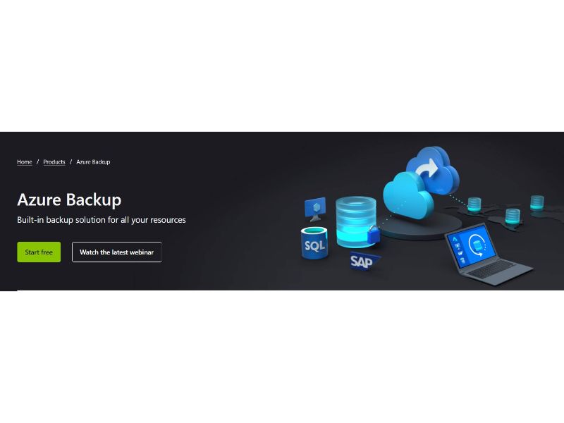 Azure server backup