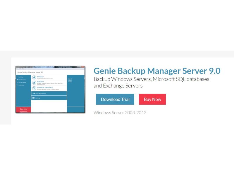 Genie Backup Manager Server