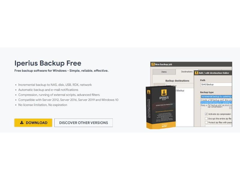 Iperiusbackup server backup