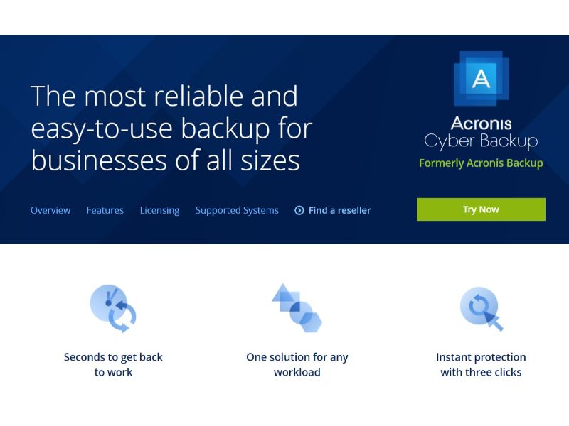 acronis cyber backup server