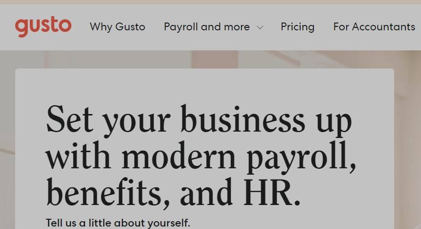 gustoo Payroll Service