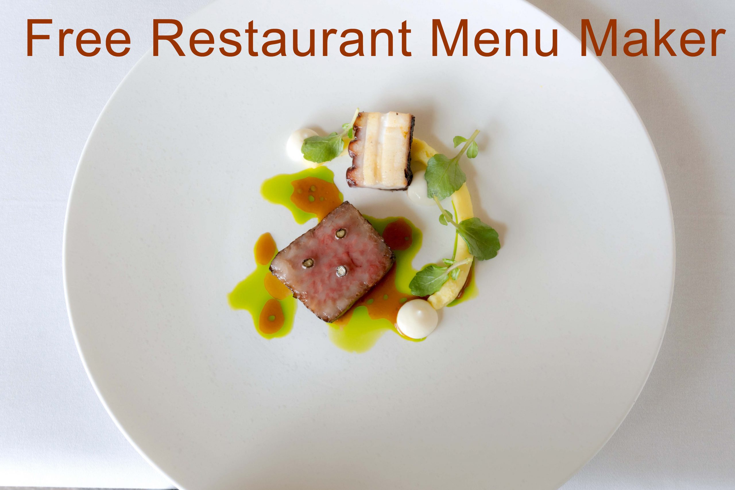 11 Free Restaurant Menu Maker List with Website Screenshot
