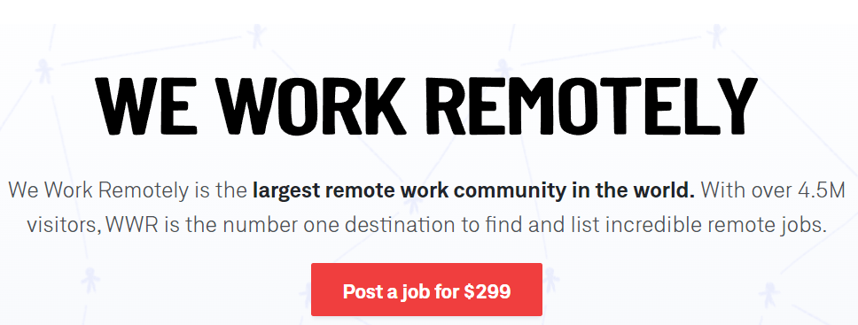 we work remotely